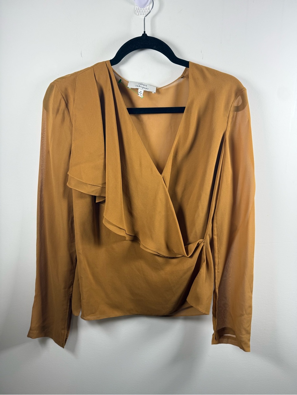 ROBERT RODRIGUEZ | 100% Silk Blouse Size 4